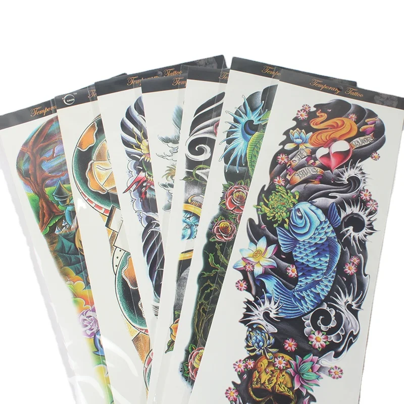 Good quality full sleeve body big temporary tattoos sticker