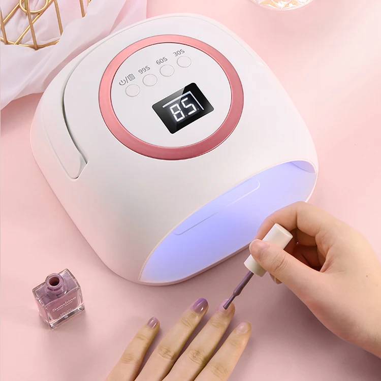 72W Portable High Quality Original Rechargeable Nail Polish Curing Light Cordless UV LED Lamp for Nails