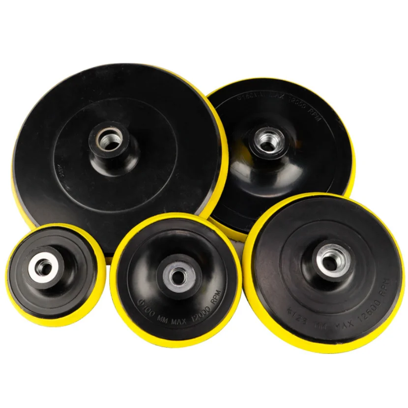 Polishing Backing Plate Abrasive Disc Round Hook And Loop Backing Sanding Pad