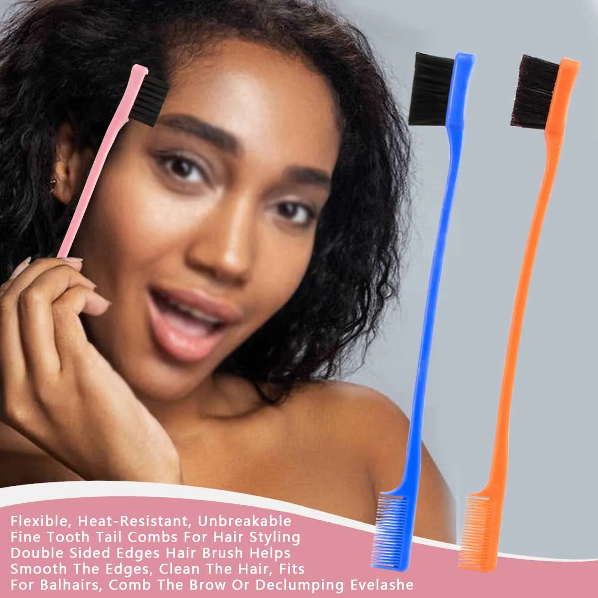 New Product Soft Hair Convenient Eyebrow Brush Double Head Eyebrow Brush Hairdressing Tools New Hair Care Hair Dye Brush