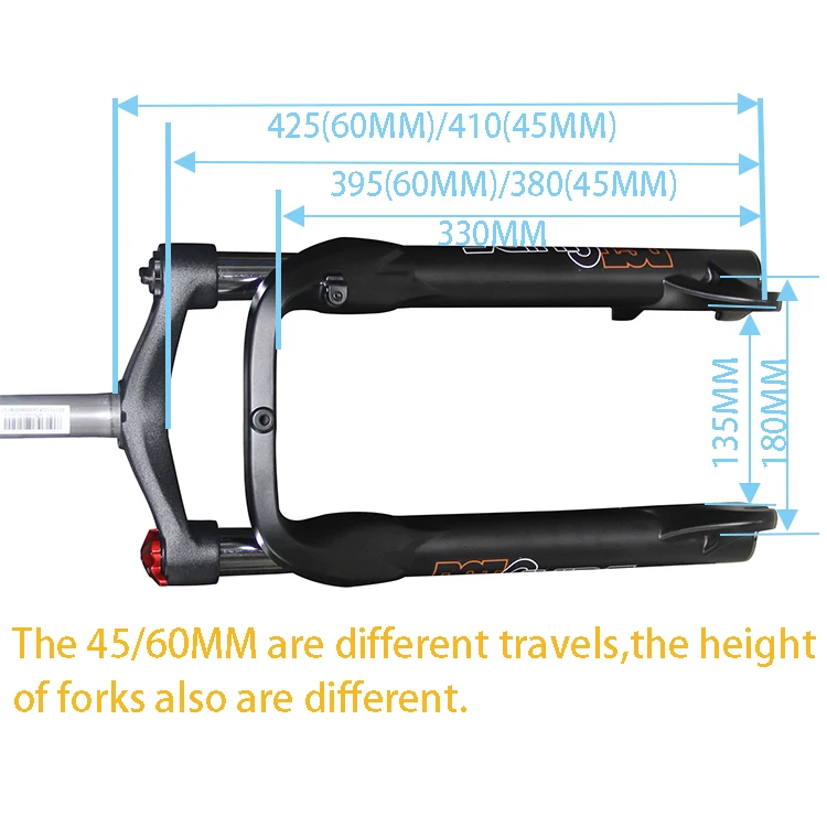 Professional 27.5 inch 29 inch MTB Bicycle Fork Disc Brake Air Suspension Mountain Bike Bicycle Fork