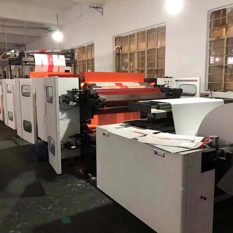 Automatic High Speed 8 Colors Flexo Printing Machine Flexo Printing Machine For Disposable Paper Products Printing 2022