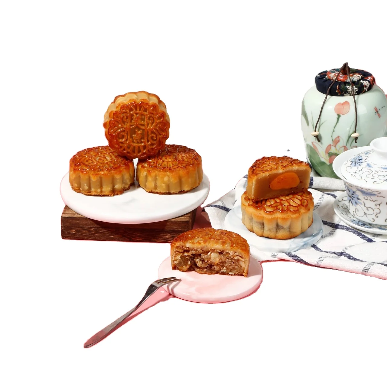 
Nanning local old brand Meidian Jinyue exquisite gift box combination flavor moon cake 10 