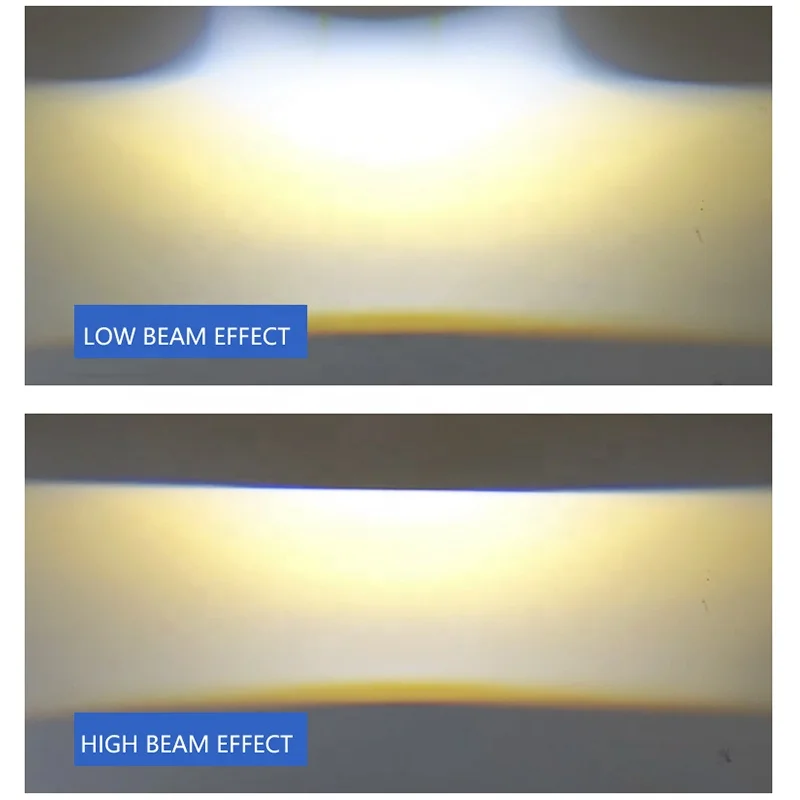 IDISON T1ZW 3 inches 6000lm 6500k 75W Bi Led Laser Headlight Universal Bi-LED Projector Lens for Car