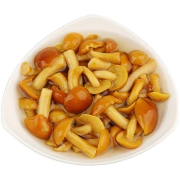 Соленые консервированные грибы в воде приправленные с соленым вкусом Nameko