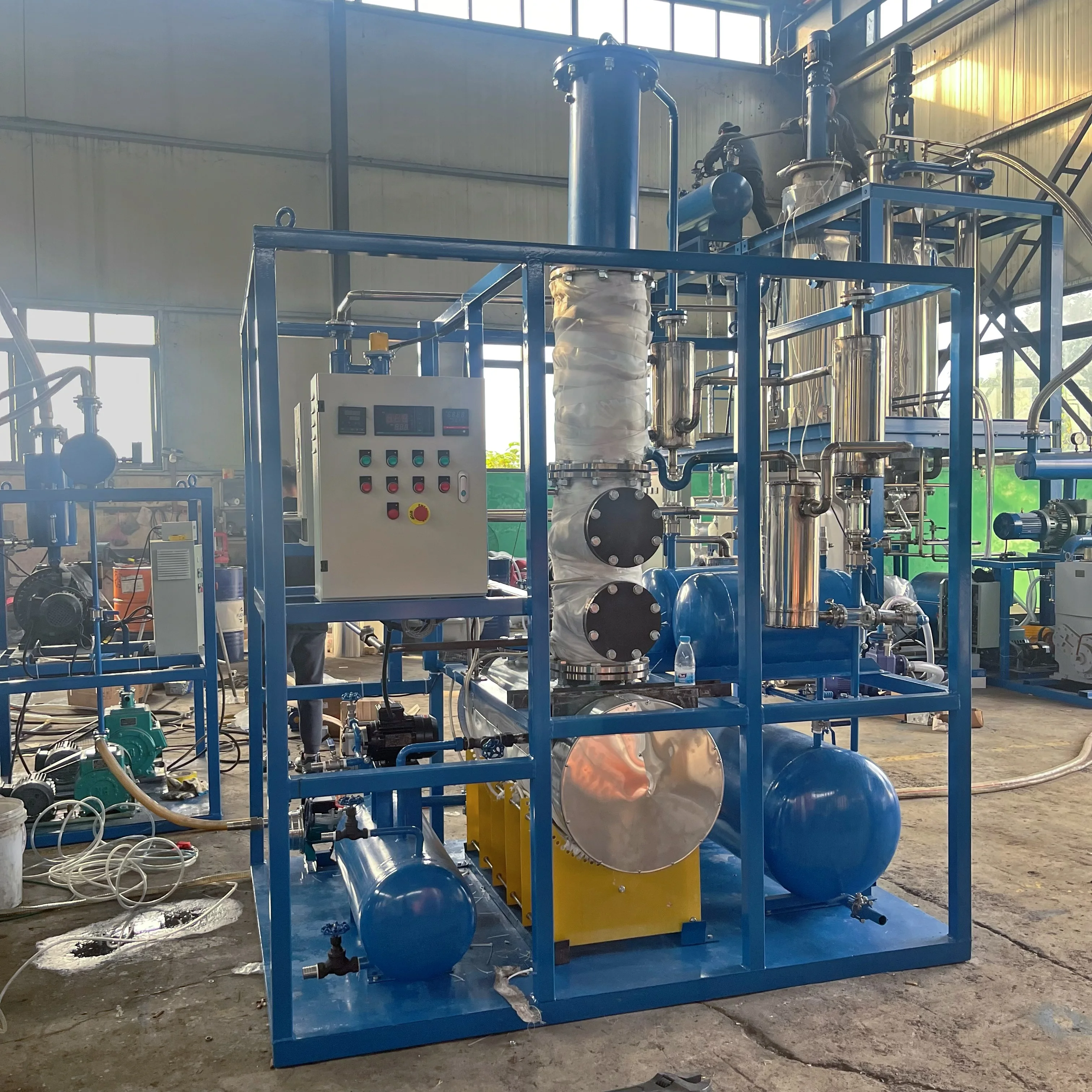 Meiheng Zls Waste Oil Recycling Machine Waste Oil To Diesel Distillation Small Scale Waste Oil Recycling