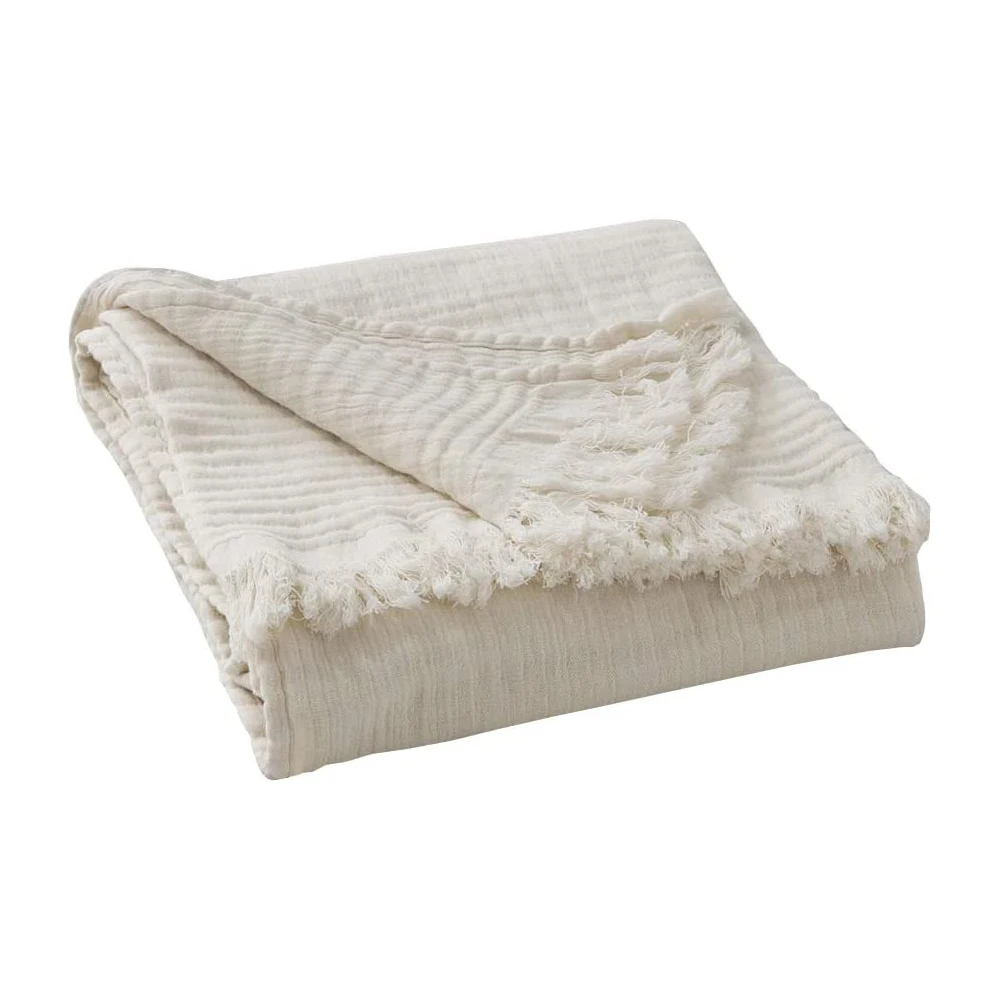 100% Cotton Throw Blanket Manufacture Knitted Throw Blanket Modern Warm blanket