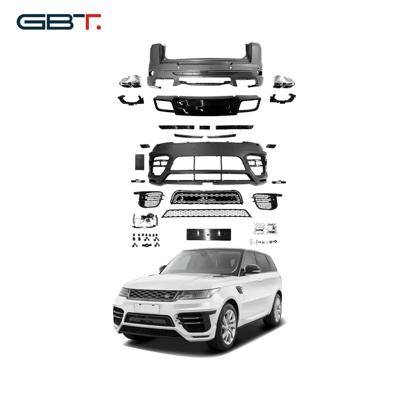 GBT Car Modification Parts Upgrade Bumpers Grille Suitable For 2018-ON Land Rover Range Rover Facelift To LM Model Accessories