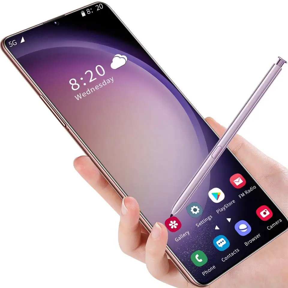 New Original S23 Ultra Global 5G unlocked cell phone 6.8 inch Big Screen 16GB+1TB Dual Sim GSM cellular smart Mobile phones