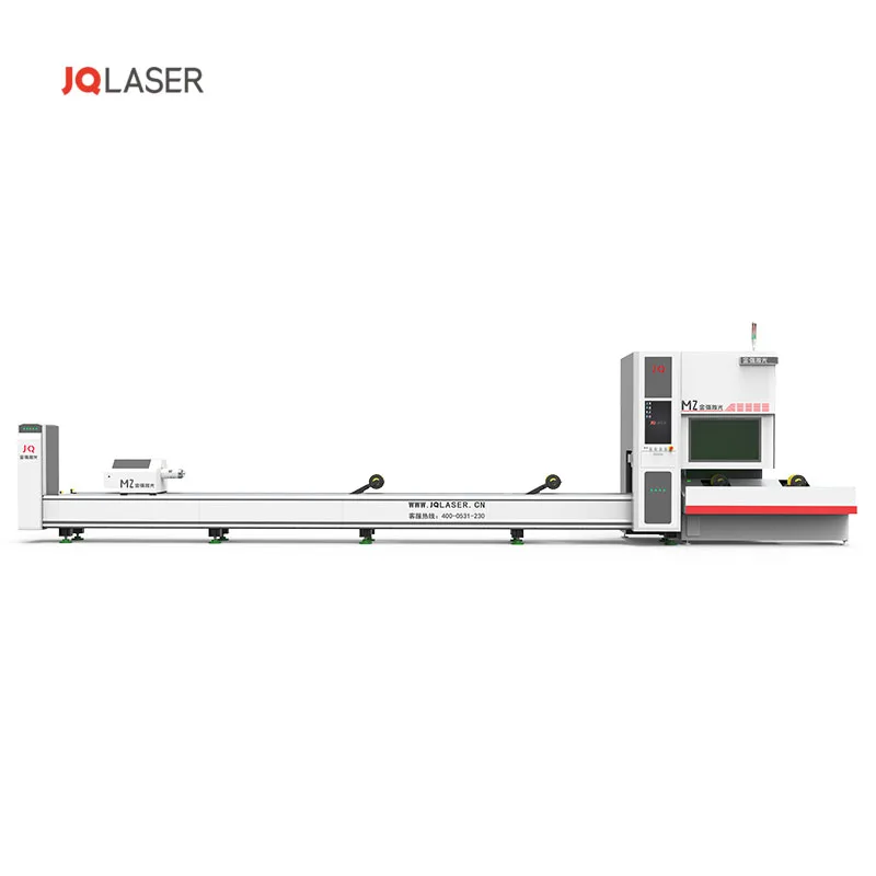 JQLASER MZ  high quality 1000W 1500W 2000W high-speed cutting metal pipe tube fiber laser cutting machine