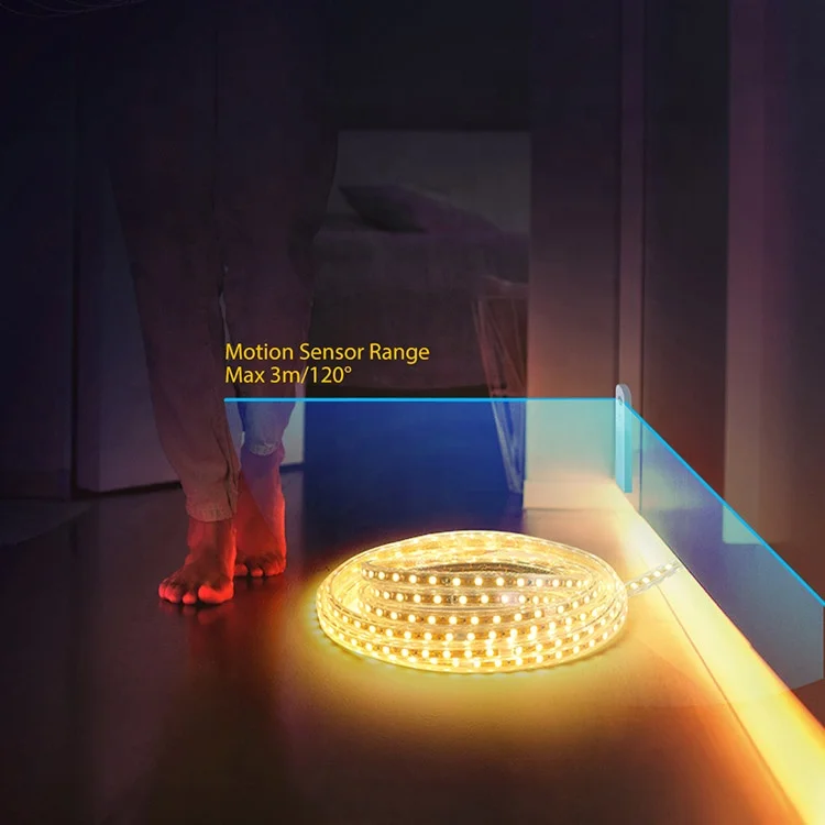 DIY Flexible Waterproof LED Motion Sensor Light Strips Under Cabinet Lighting LED Strip Lights