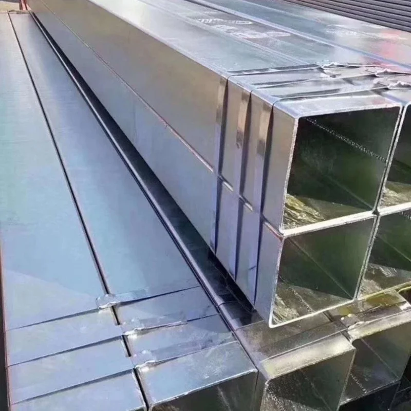 ASTM A106 A36 A53 1.0033 BS 1387 MS ERW hollow steel pipe GI hot dip galvanized steel pipe EMT welded steel square  pipes