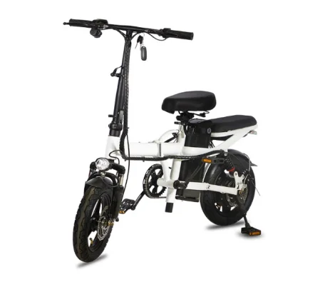New 48v 350w Adult Electric Bicycle Foldable Rear Hub Motor Carrier 3 Speed Aluminum Alloy Lead-Acid Battery Power Supply