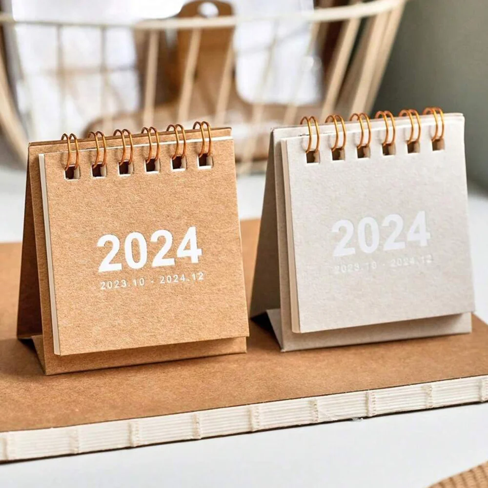 Factory Custom design Printing Calendar notebook Art Paper O 2025 New Style Mini Small Desk Calendar