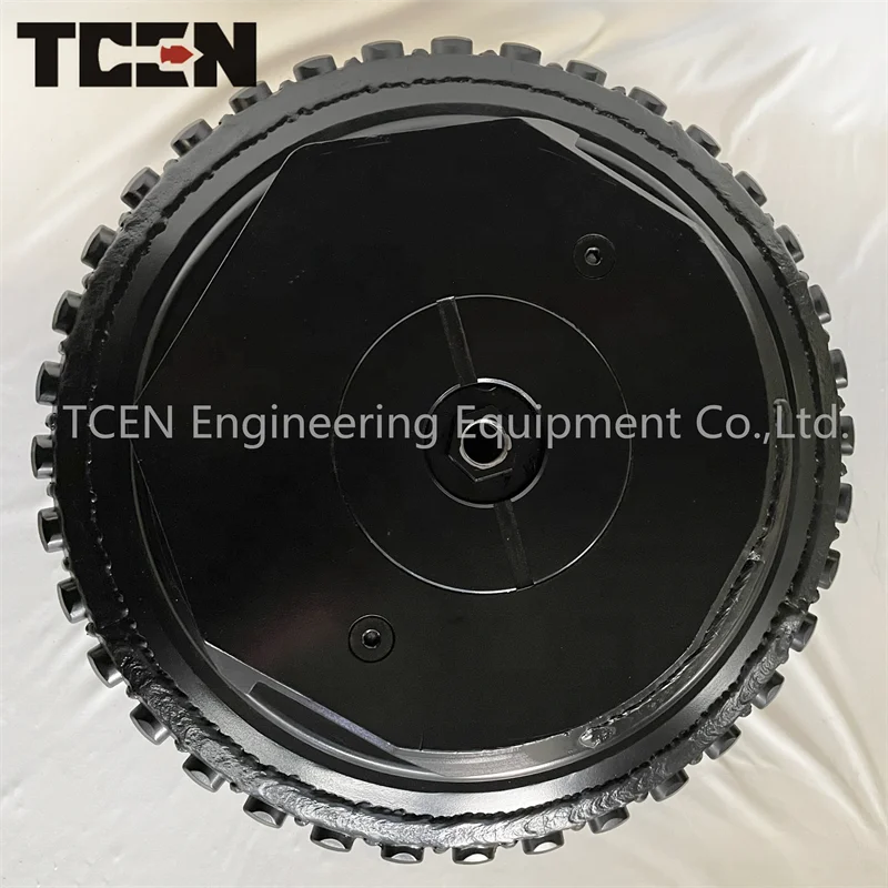Tunnel boring machine shield driven disc cutter for underground construction