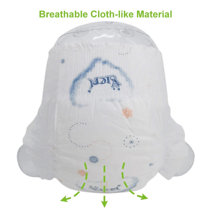 New Design High Quality A Grade Baby Diapers Pull up Diaper Baby Nappy Rejected Second Grade B Baby Diaper Supplier Nappies