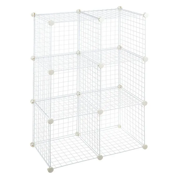 Shoe Rack Storage Organizer Cabinet Modern Combination Metal Wire Shoe Racks For Home