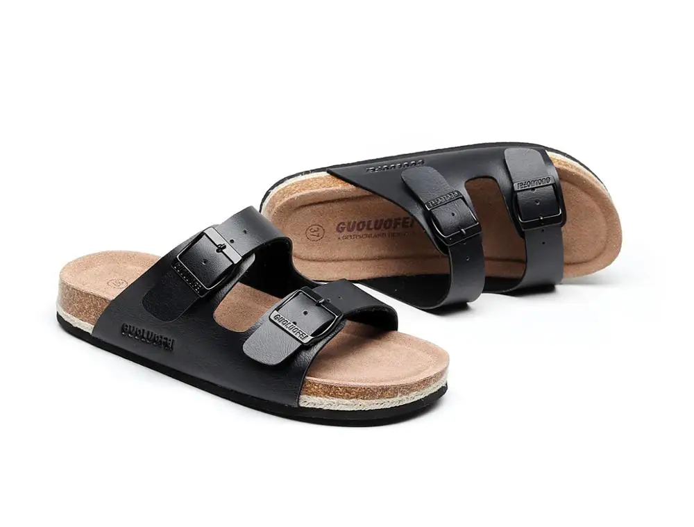 
Cork-soled Women slippers Fashion flat shoes Hot style slippers for women 