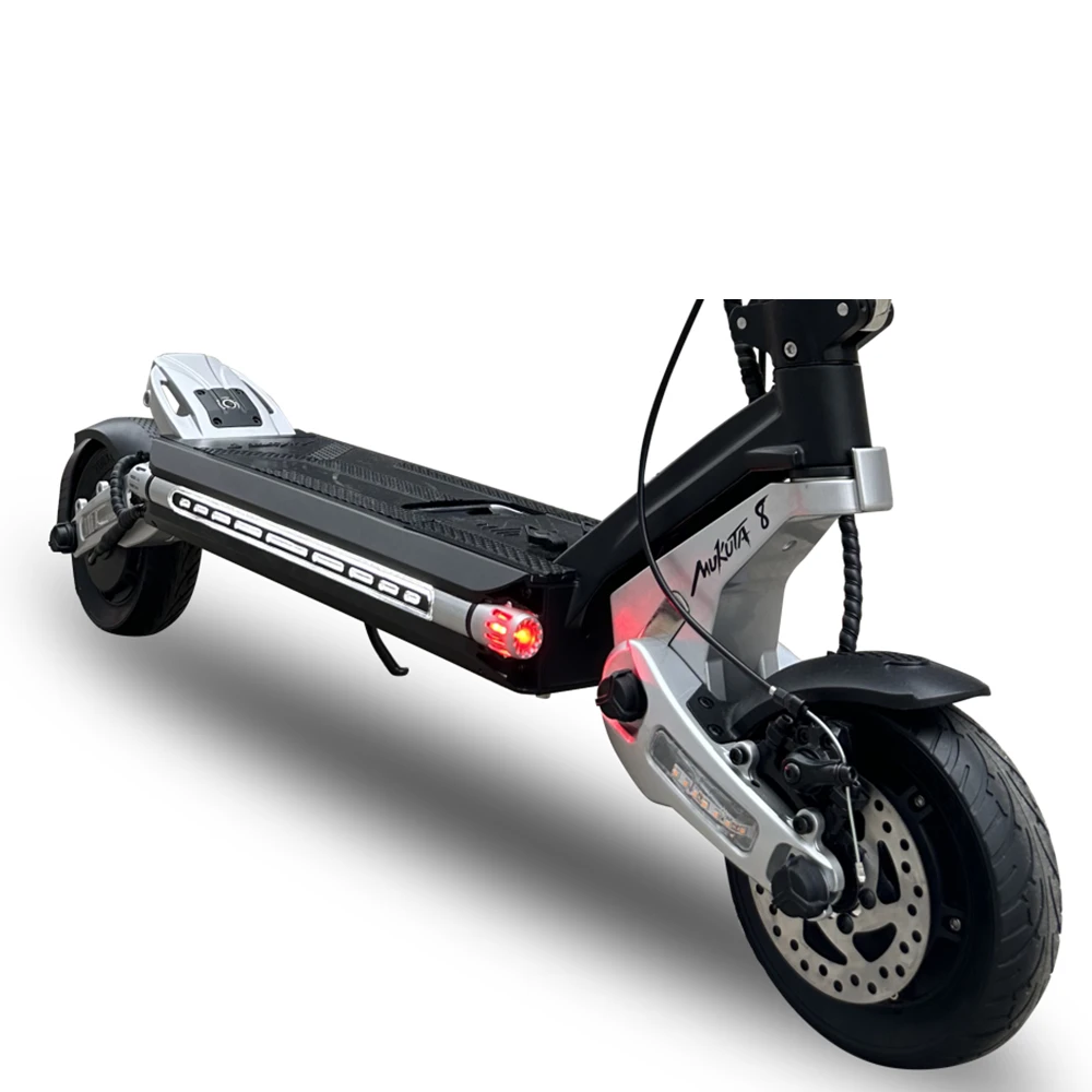 Mukuta 8 Electric Adult Scooter High Speed 38Km/H 8 Inch 600W Dual Motor 48V 15.6Ah Folding Electric Scooter Price In India