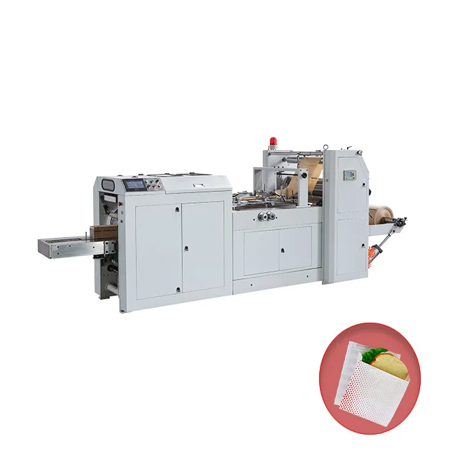 LSD-700 food paper bag making machine improve your packaging with our top-of-the-line cheap bag making machines.