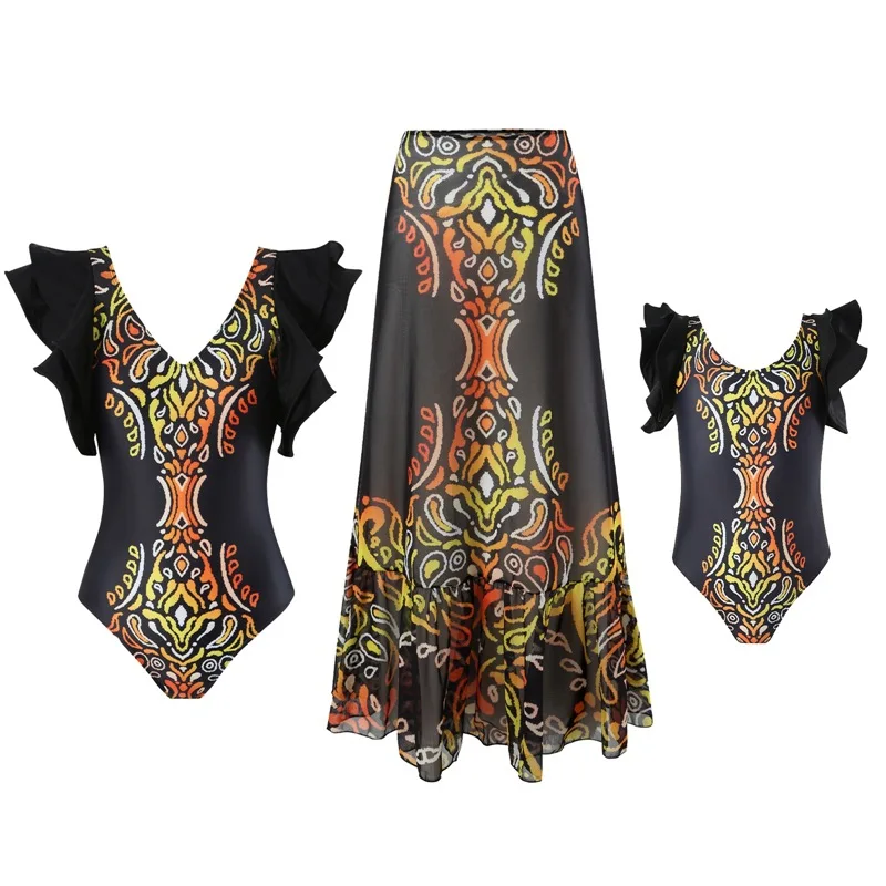 Custom swimwear beachwear kids Swimsuits Baby Girls Summer One piece Swimwear