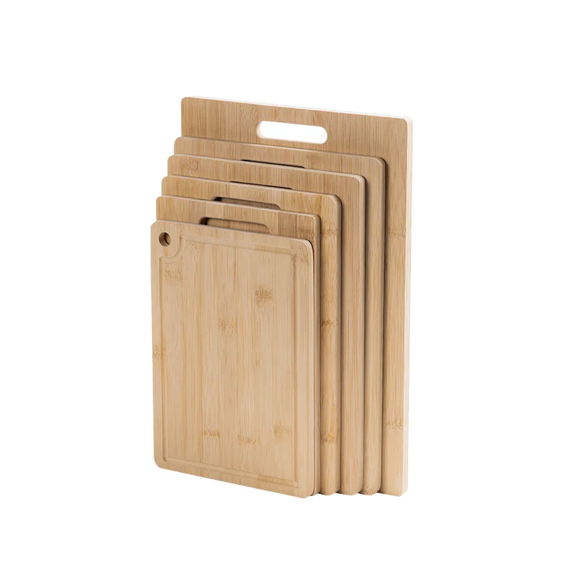 2024 factory sell Eco-friendly Square bamboo cutting board Fruit and vegetable Portable chopping board for outdoor travel