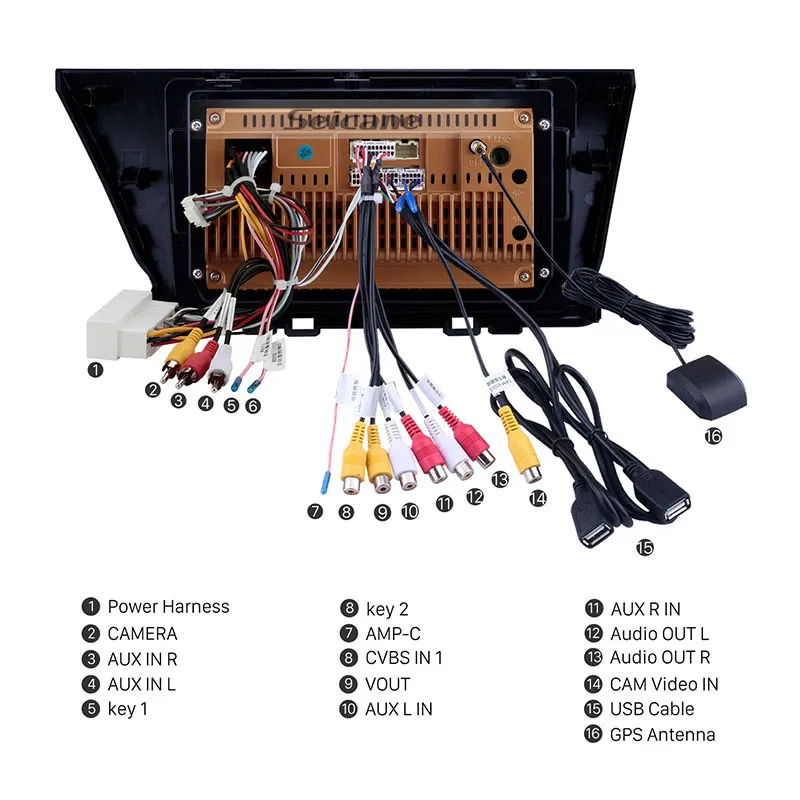 8 inch Android 10.0 Universal Head Unit touch screen radio for car GPS Navi for Nissan TOYOTA Kia RAV4 Honda VW Hyundai