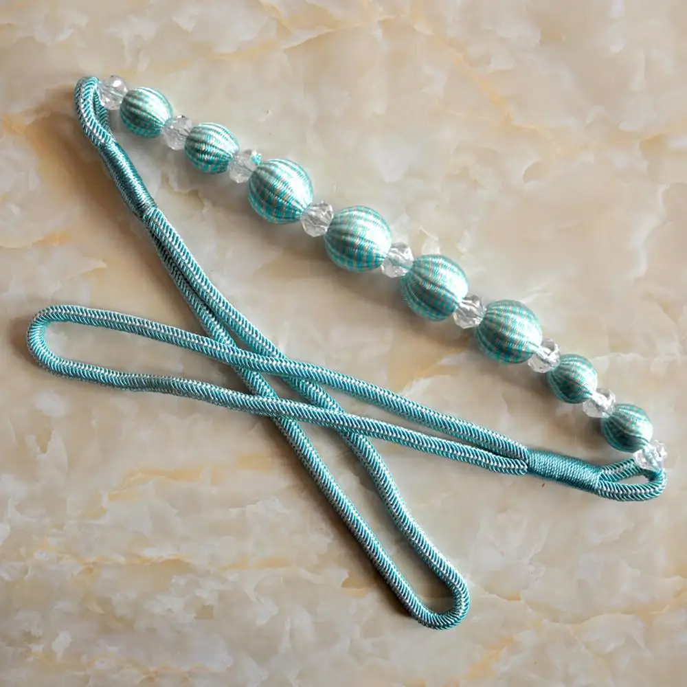 Beautiful Fancy Curtain Accessories/Luxury Colorful Beaded Tieback
