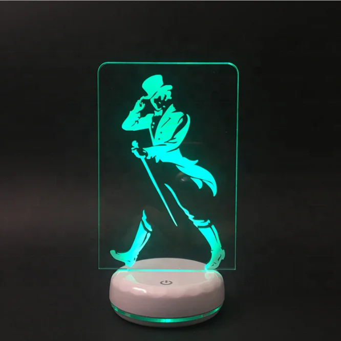 Acrylic Menu Holder Plexiglass Restaurant Lighting Menu Display LED Menu Holder