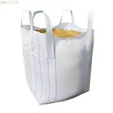 Professional supplier manufactures 1000-2000kg tonne big bag with strong Loops used for lifting heavy large capacity materials