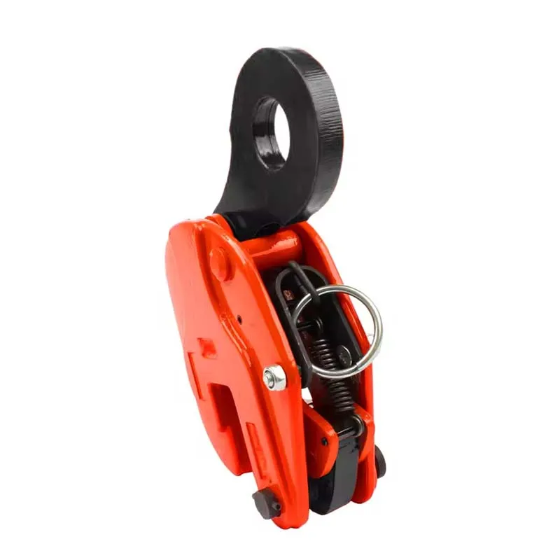 CDH type Vertical plate lifting clamp safety factor 4 times forged 8 ton Carbon Steel Vertical Lifting Clamp