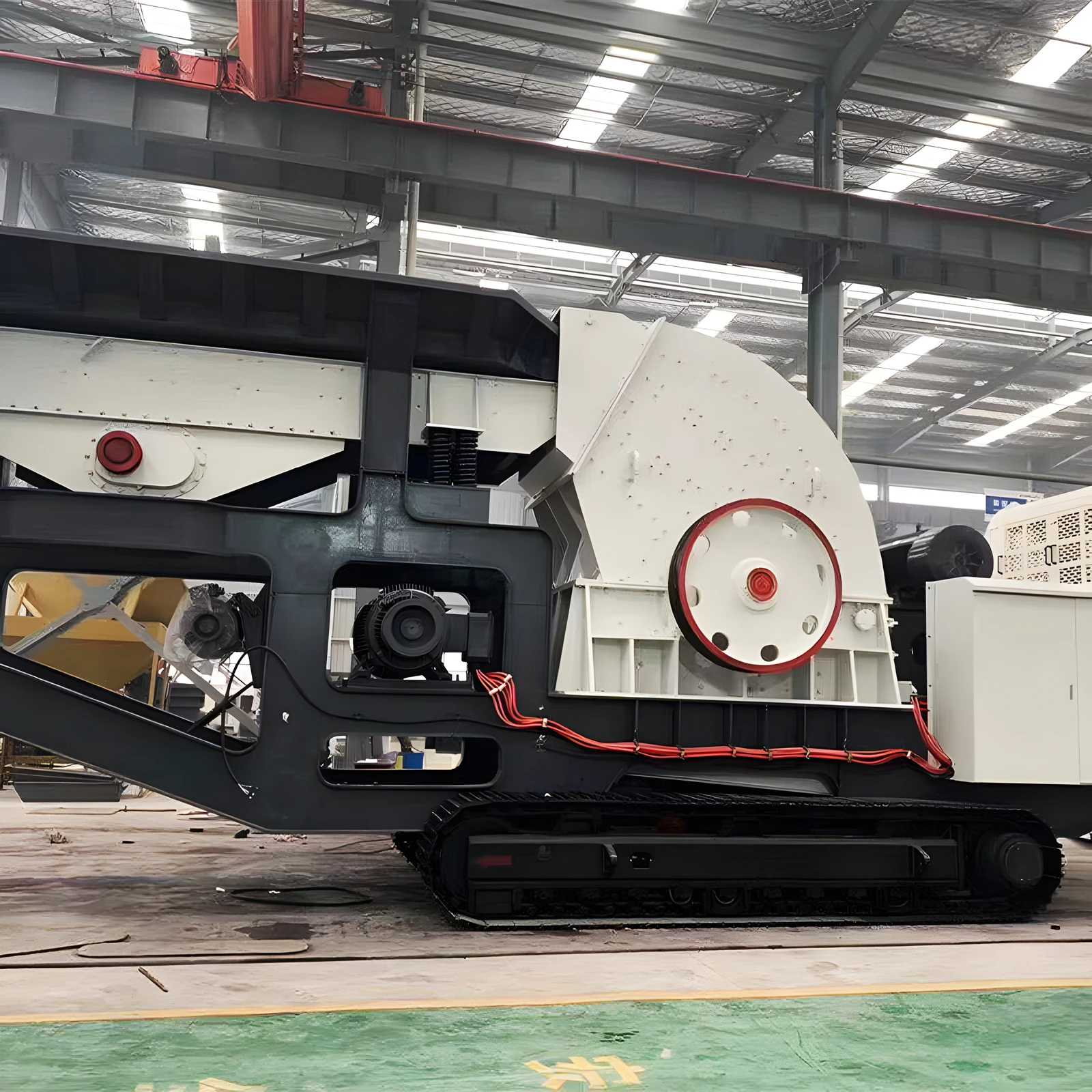 Waste Tires Shredder Rubber Powder Machine Recycling 500tph Mobile Crushe Mobile Electric Stone Jaw Crusher Price