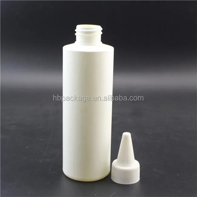 100ML HDPE plastic bottle with screw cap spout for tattoo ink oil