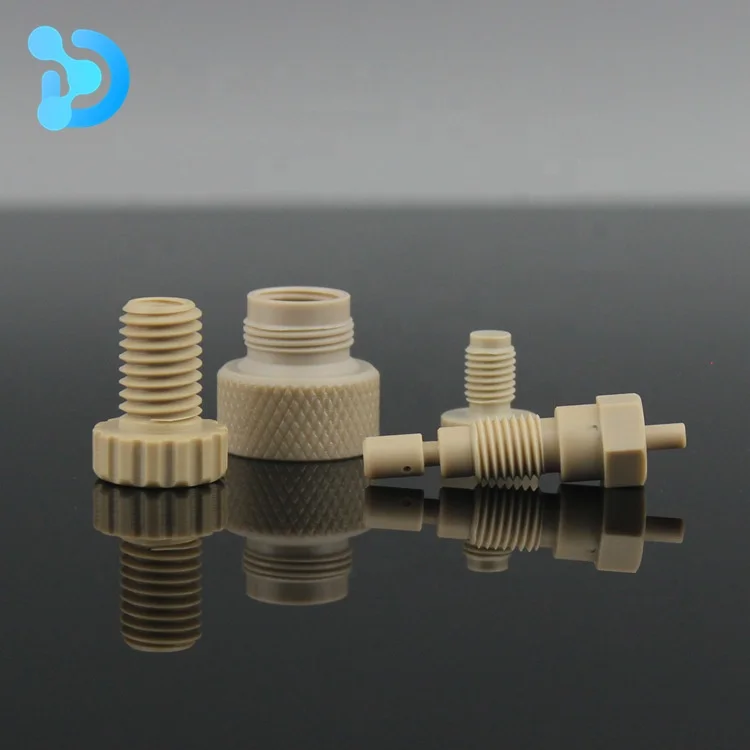 Customize M6 M8 m10 M12 plastic hex head pan dead OEM size PEEK screw