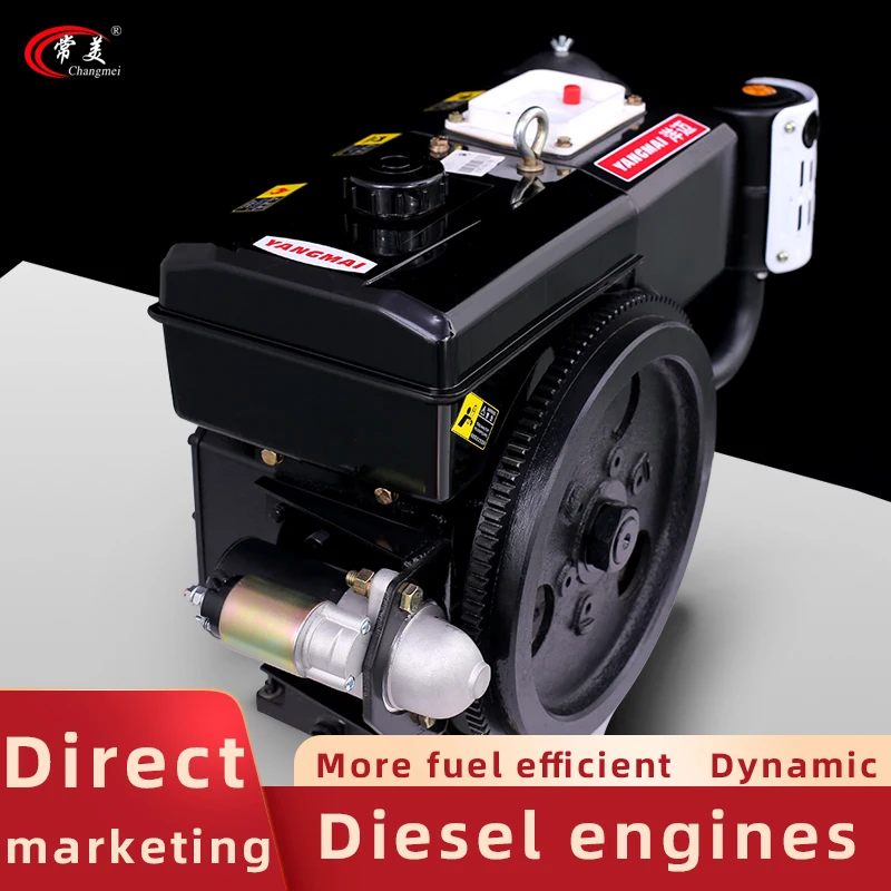 Hot-selling motor 20 Mine diesel engine  high-end marine high-horsepower single-cylinder diesel engine