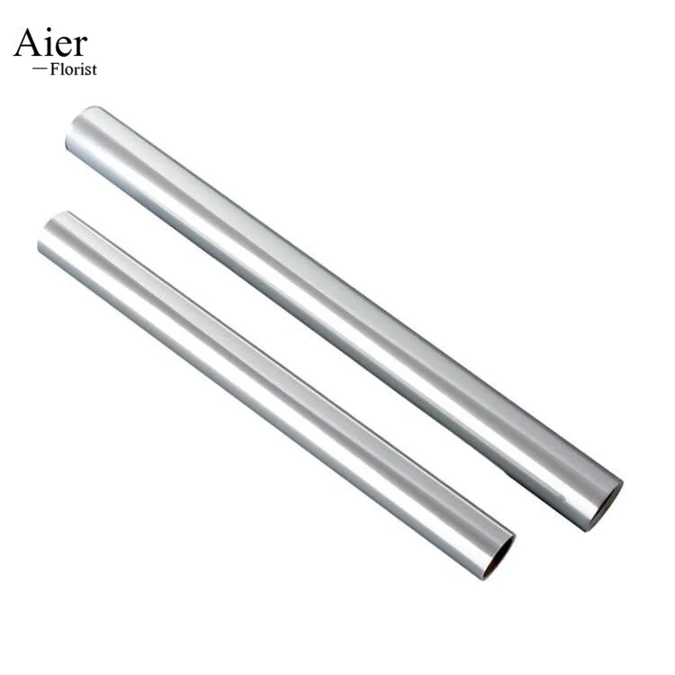 Aierflorist Clear transparent cellophane roll wrapping flower waterproof floral bouquet  wrapping cellophane   For flower