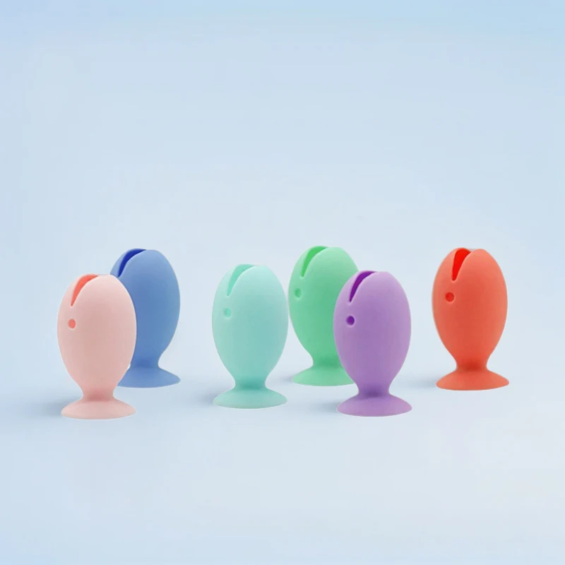 Silicone Toothbrush Holder Cover with Electric Kids Hanger Bathroom Shower Suction Cup Space-Saving Dental Water Flossers Use