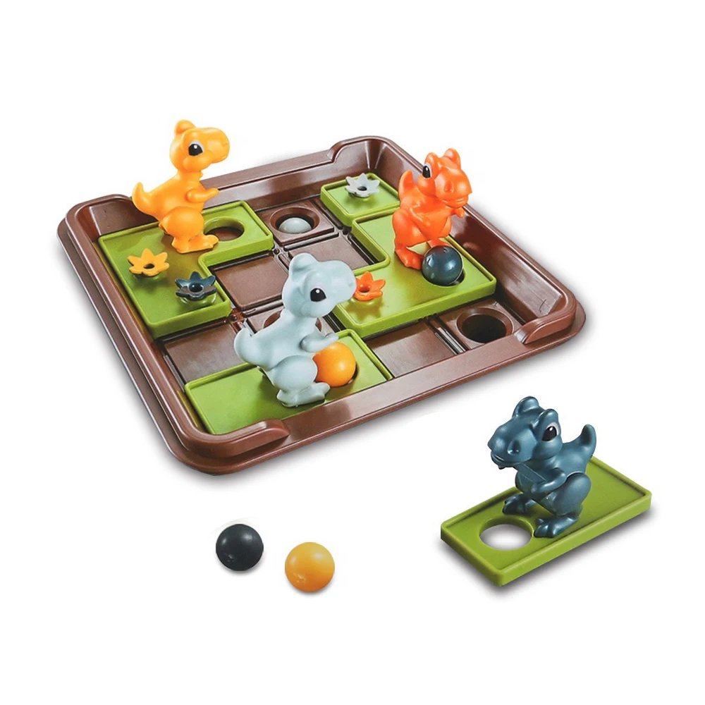 Educational play set toy dinosaur board games for children