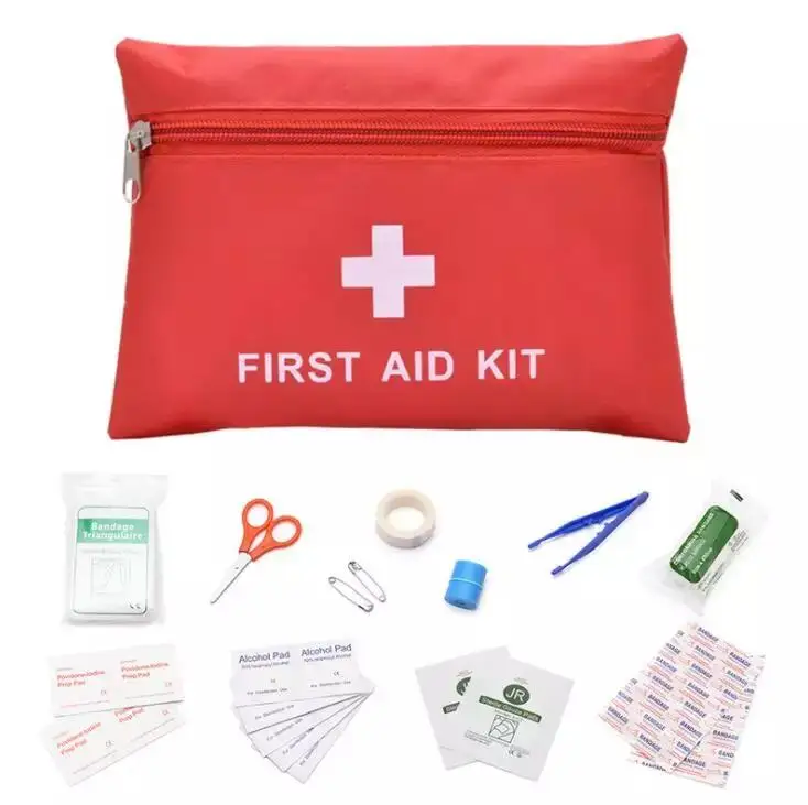 Firstime Custom 20*14cm Travel Survival First Aid Emergency Kit small Bag for Medical Sports,Office,Mini home First Aid Kit