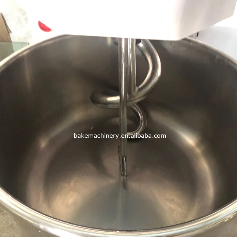 2019 double speed bakery mixer 120kg dough machine spiral kneader