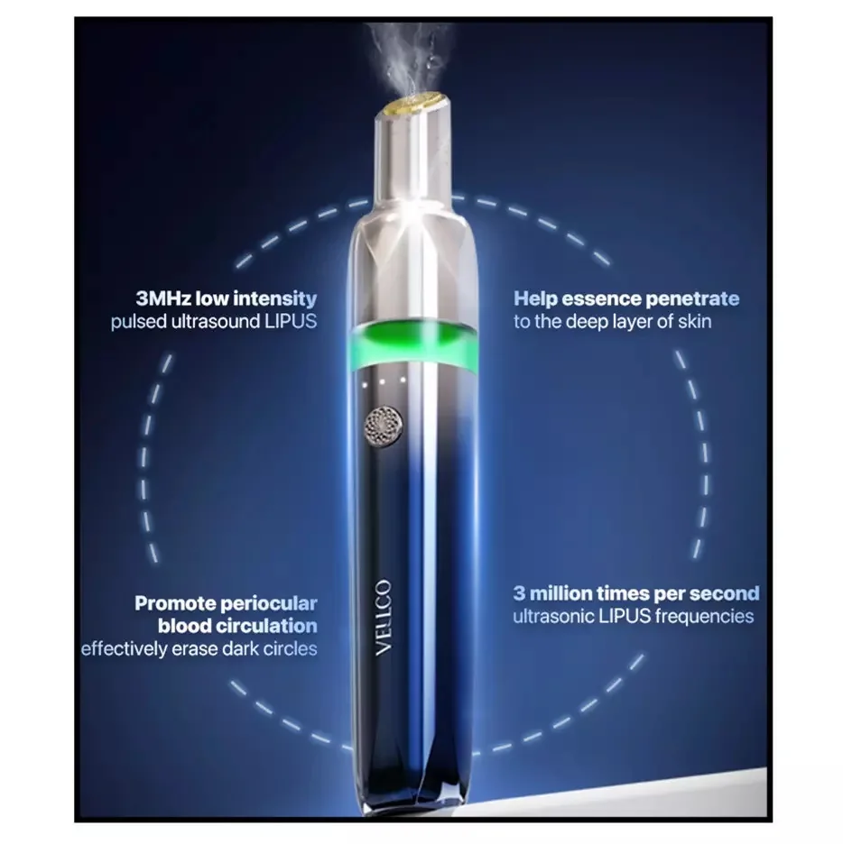 Electronic Home Use Eye Black Bag Removal EMS Ultrasonic Skin Rejuvenation RF Massage Radio Frequency Machine