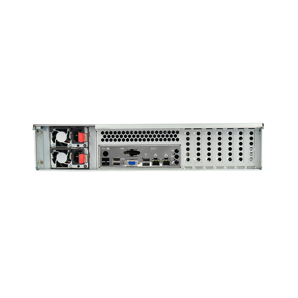2U 12 bay hot-swappable rack server chassis