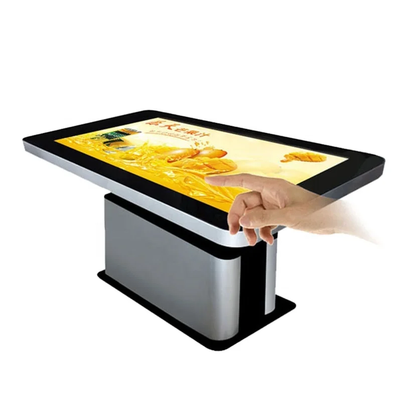 43 55 65 86 inch lcd built in pc monitor touch screen interactive coffee table