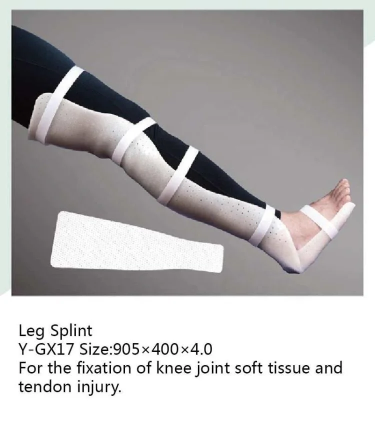 Medical Moldable Perforated Thermoplastic Splint for Orthopedics Physiotherapy Hand Leg Arm Wrist Functional Rehabilitation