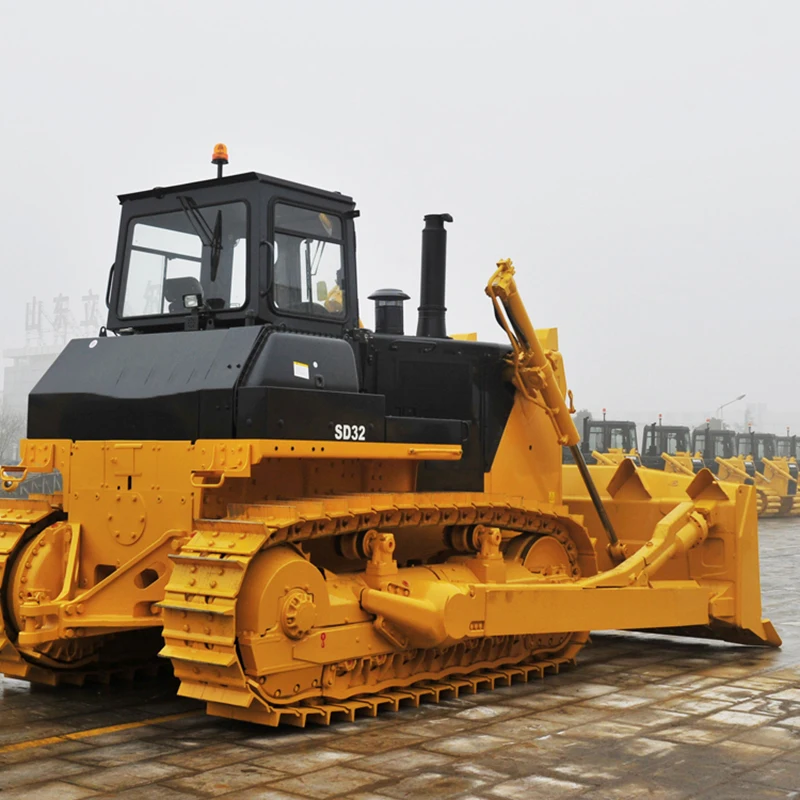 Shantui 320HP Crawler Track Bulldozer SD32 Bulldozer With Front Blade