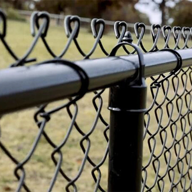 Hot sale galvanized wire chain link fence diamond size mesh football field fence 10x10 chain link fence panels