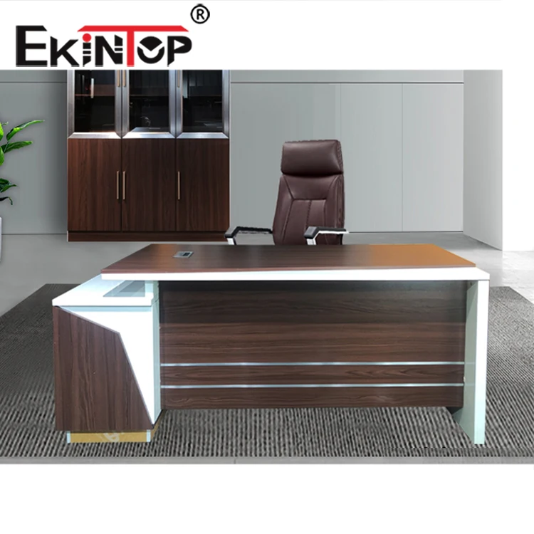 Latest modern design cheap price secretary mdf wooden staff executive office table photos