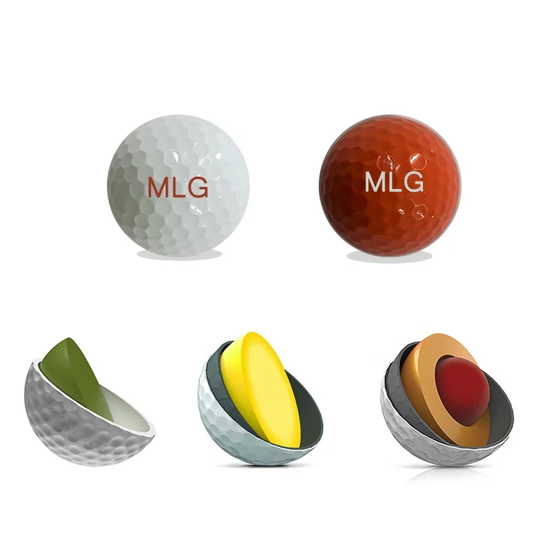 Bulk Wholesale USGA Conforming 2 3 4 Piece Custom Printing Logo Urethane Golf Surlyn Ball
