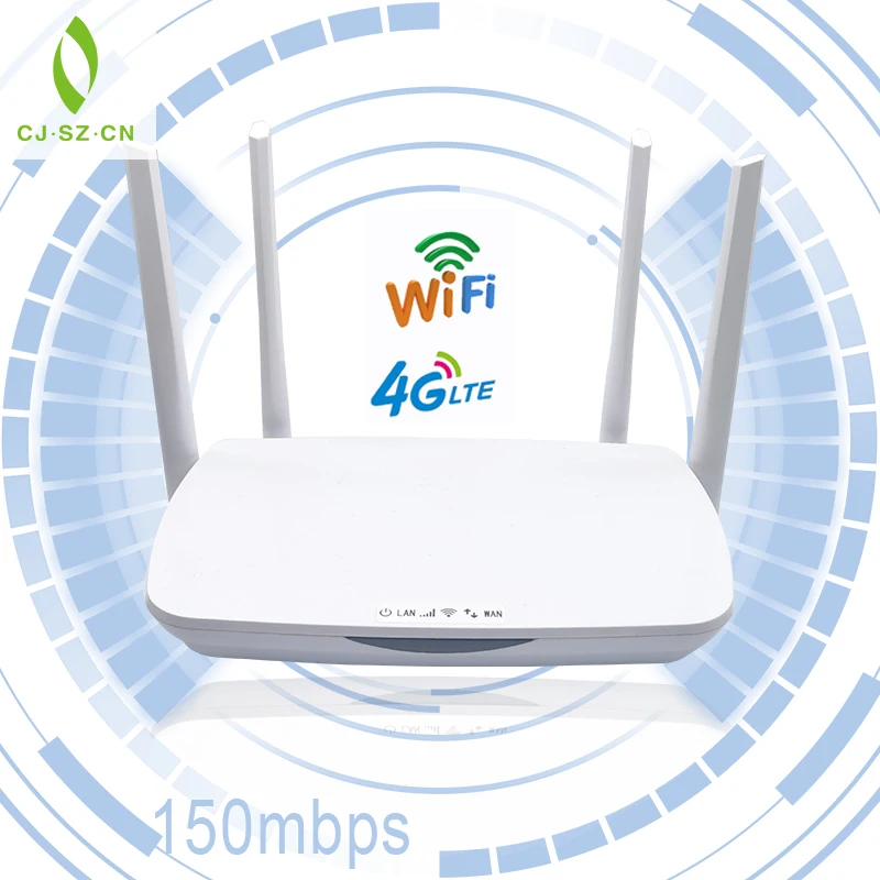 Outdoor Wireless CPE 4G Wifi Router 4g LTE SIM Card cpe Modem Hotspot 10/100m for cctv camera and mobile pocket wifi cpe