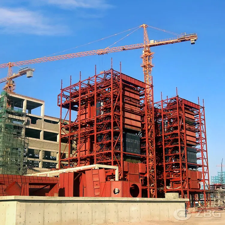 
75 t/h Biomass Cornstalk Steam Boiler 53 Bar and 485C Turkey 